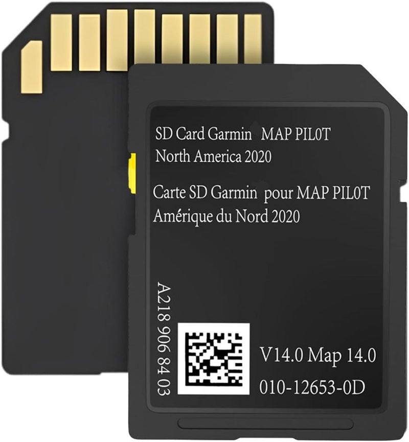 Ceypecfire Latest Navigation Memory Card A2189068403 Compatible with Mercedes Garm./Pilot,GLA/GLC/CLA/AMG/A/B/C/E-Class,Version 14.0 (MAP 14.0) Only fit for The Audio 20 (Code 522) NTG,Can/Mex/USA Maps - Image 1